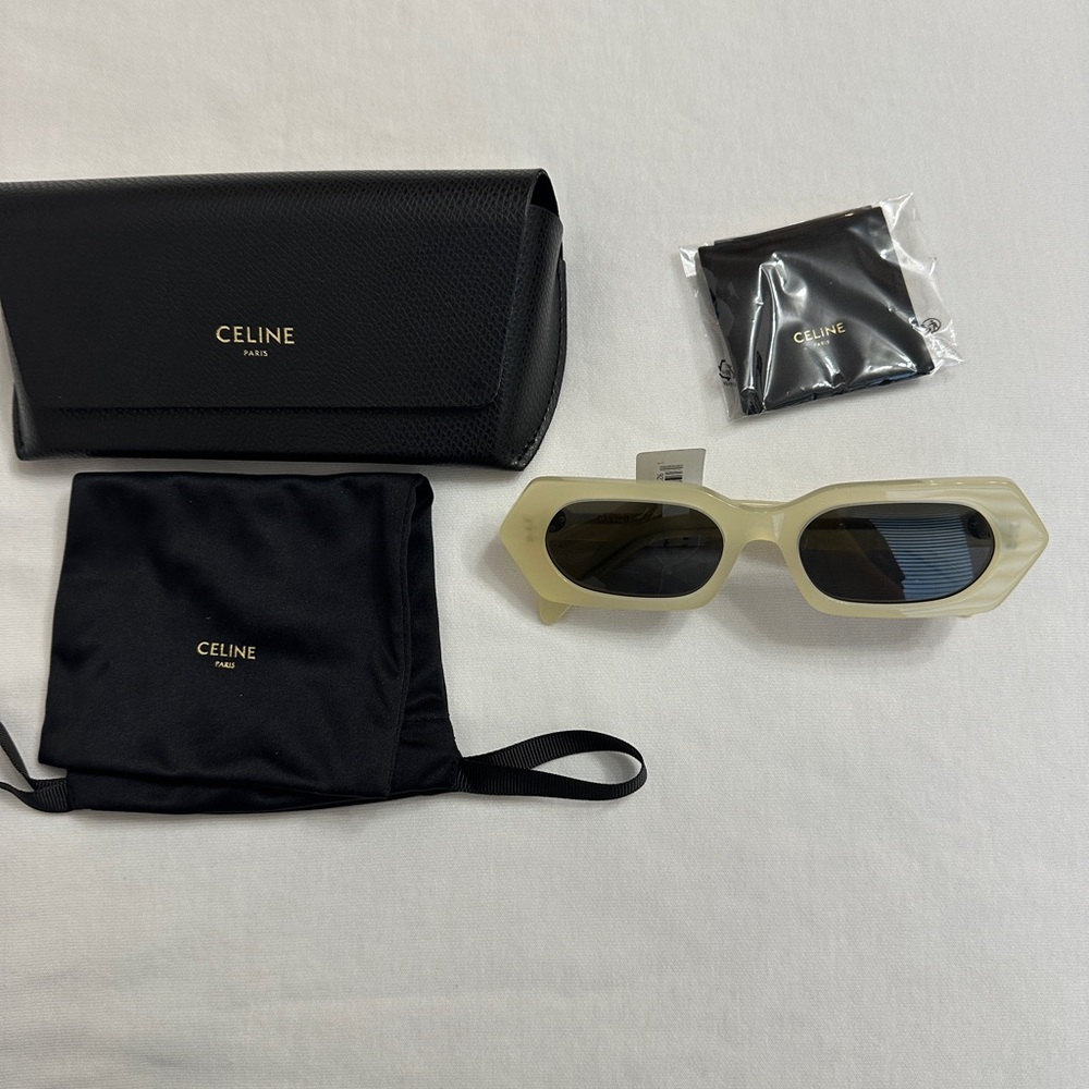Celine Retro Geometric Frame Sunglasses